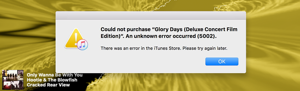 apple itunes download unsuccessful