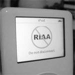 iPod complaining about the RIAA.